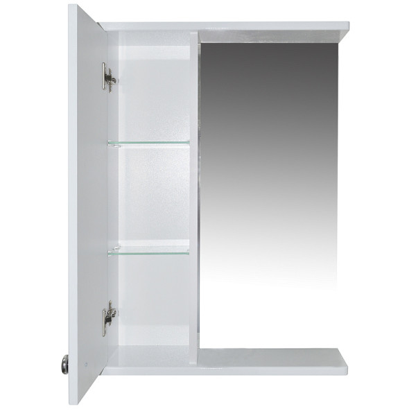 Шкаф зеркальный Loranto Моника 50 50х69,5х13,5 без светильника, левосторонний белый (CS0047786) Шкаф зеркальный Loranto Моника 50 50х69,5х13,5 без светильника, левосторонний белый (CS0047786)