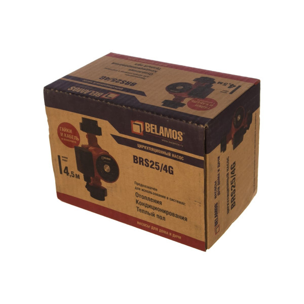 Насос циркуляционный Belamos BRS 25/4G, чугун (130мм) Насос циркуляционный Belamos BRS 25/4G, чугун (130мм)