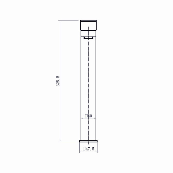 Смеситель для раковины Fashun чёрный (A51217)