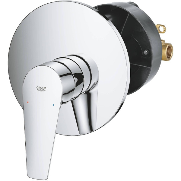 Смеситель для душа Grohe BauEdge внешняя и внутренняя части хром (29078001)