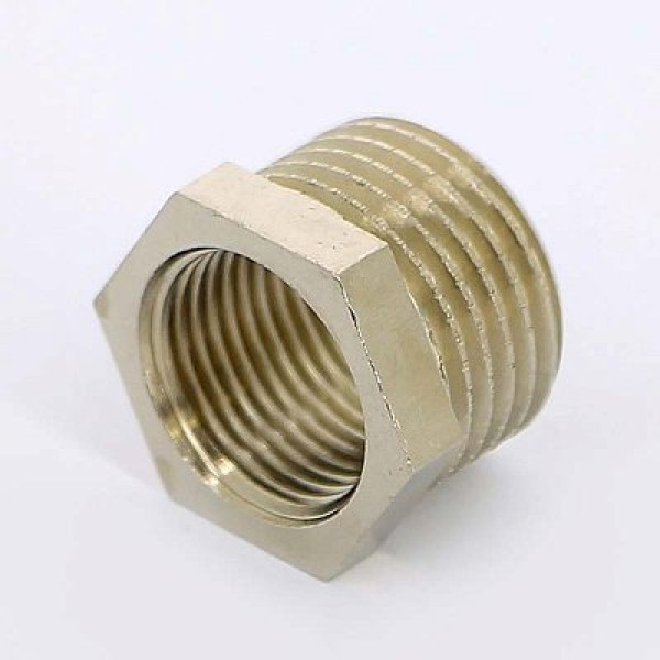 Футорка 1/2"х3/8" НВ никелированная Uni-Fitt (604N2100)