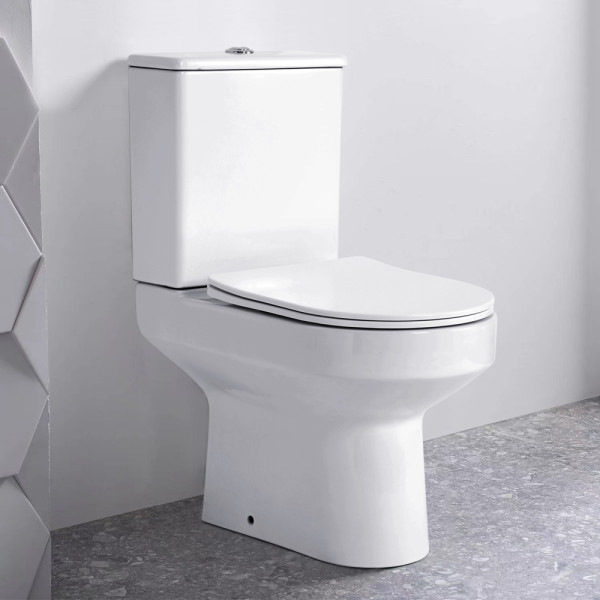 Унитаз-компакт Wesnaart Eco белый с сиденьем soft-close (101-Eco05) Унитаз-компакт Wesnaart Eco белый с сиденьем soft-close (101-Eco05)