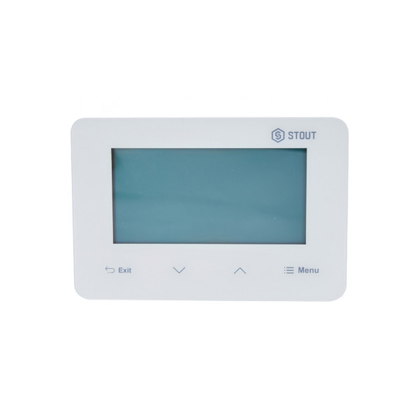 Терморегулятор Stout беспроводной комнатный двухпозиционный ST-293v2, белый (STE-0101-029321)