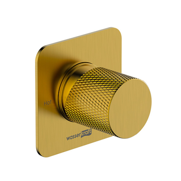 Смеситель для душа встраиваемый WasserKRAFT матовое золото (8251)