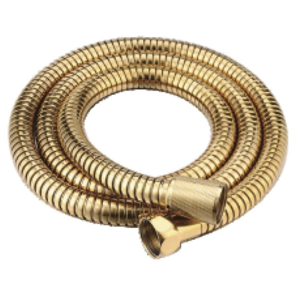 Душевой шланг Ceazares в металлической оплетке 150 см золото 24 карат (CZR-U-FMDC-150-03/24)