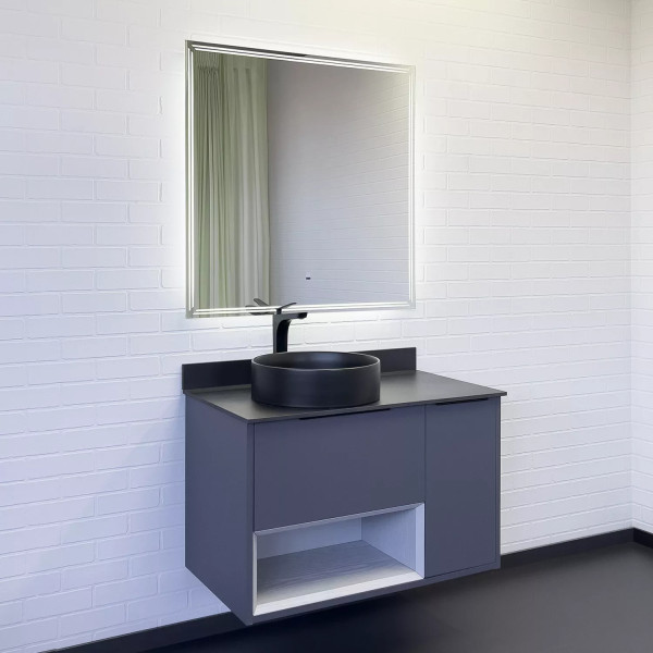 Зеркало Comforty Джанкой 900x30x800 с подсветкой (00-00014155)