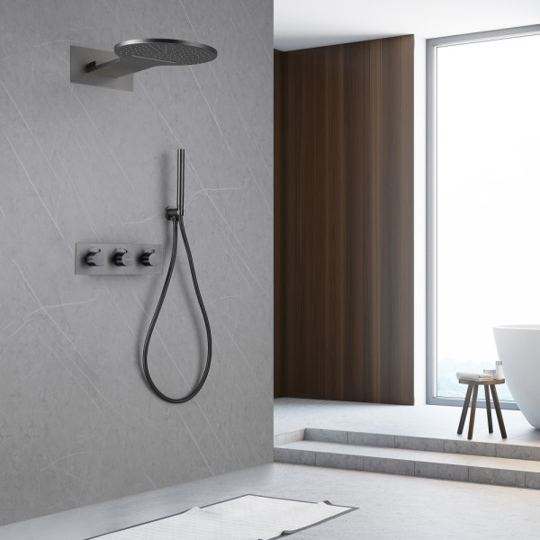 Душевая система Abber Wasser Kreis  никель (AF8151NG)