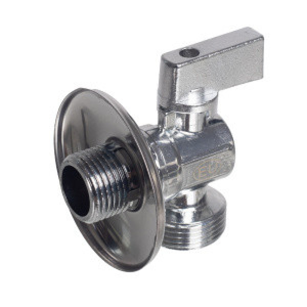 Кран угловой 1/2"*3/4" НН шаровый Kromwell с чашкой (KW.191.0405) Кран угловой 1/2"*3/4" НН шаровый Kromwell с чашкой (KW.191.0405)