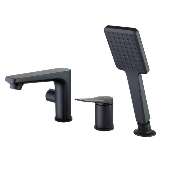 Смеситель на борт ванны Lemark Bronx черный (LM3745BL) Смеситель на борт ванны Lemark Bronx черный (LM3745BL)