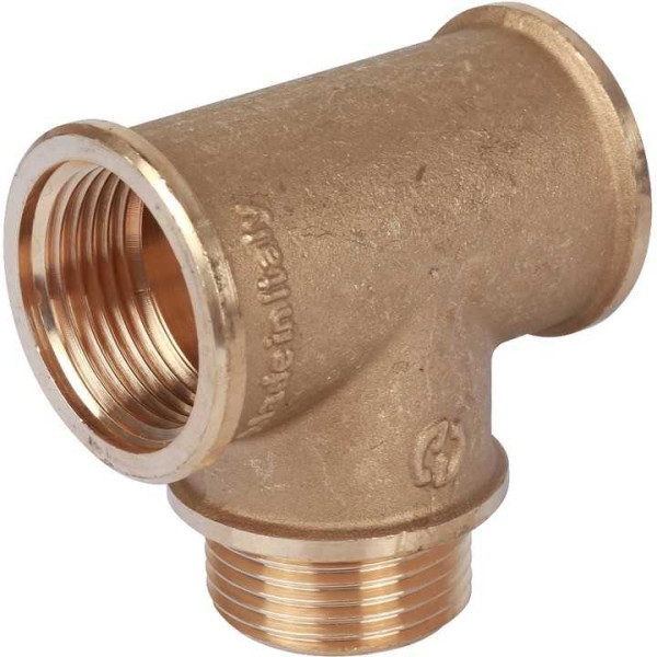 Тройник 3/4" ВНВ Stout (латунь) SFT-0064-343434 Тройник 3/4" ВНВ Stout (латунь) SFT-0064-343434
