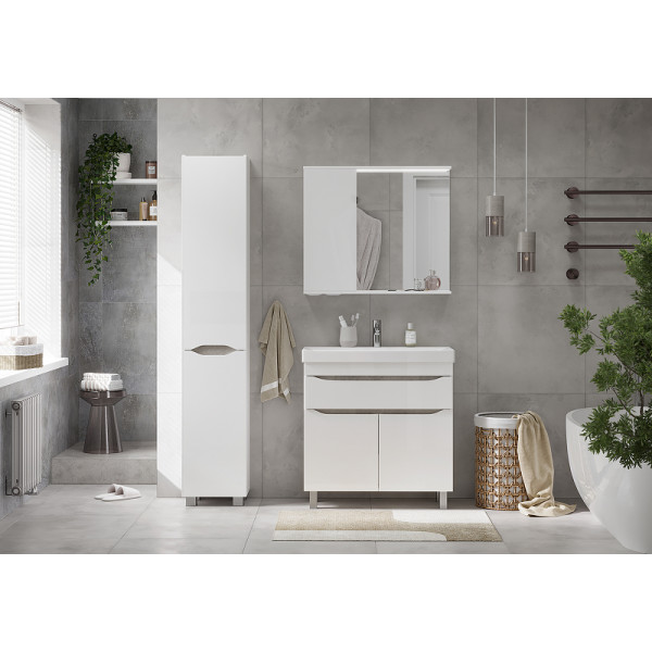 Тумба напольная Volna Lake 805x800 белая (tnLAKE80.2D.1Y-01) Тумба напольная Volna Lake 805x800 белая (tnLAKE80.2D.1Y-01)