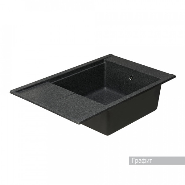 Мойка для кухни врезная Aquaton Делия 78 516x787x218 графит (1.A715.1.32D.E21.0)
