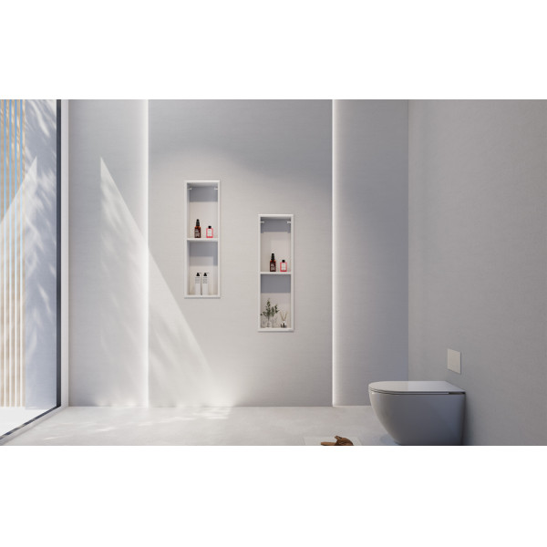 Ниша настенная скрытая Abber Nischen 22x12x72 белая матовая (AN3002MW)