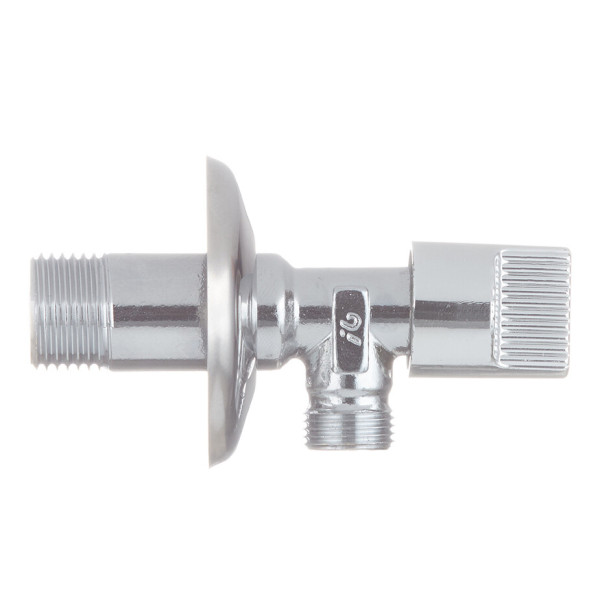 Кран угловой шаровый Tiemme 1/2"*3/8" НН с чашкой (1/4 оборота) (2950037)