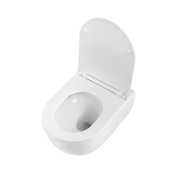 Унитаз подвесной BelBagno Этна безободковый с сиденьем soft close белый (BB008CH-TOR/SC) Унитаз подвесной BelBagno Этна безободковый с сиденьем soft close белый (BB008CH-TOR/SC)