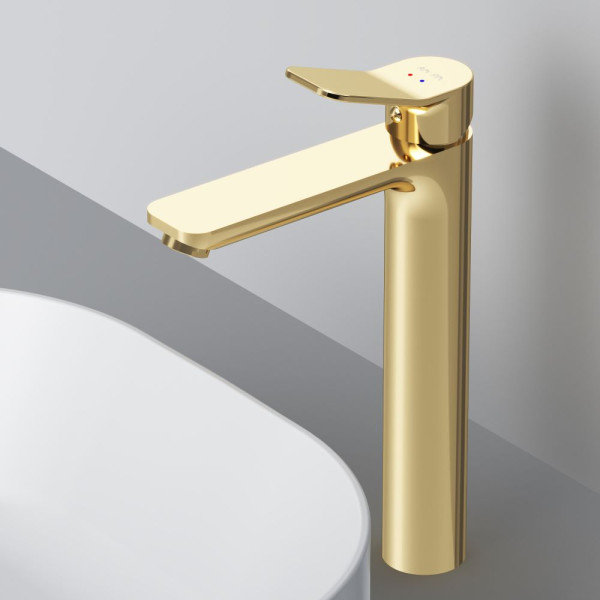 Смеситель для раковины AM.PM X-Joy золото (F85A92099)