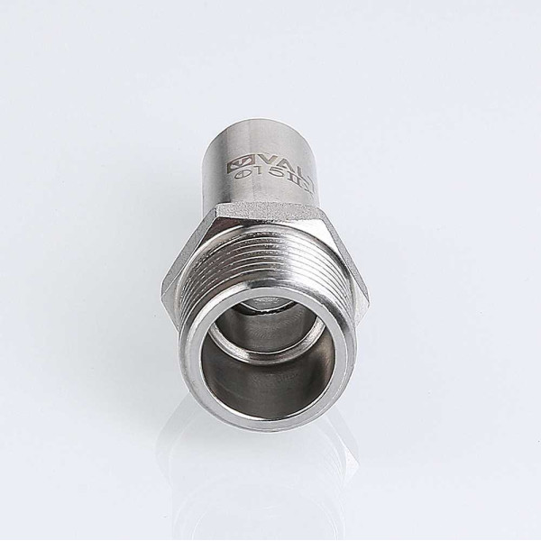 Вставка резьбовая Valtec 22*1/2"Н (нерж.ст., пресс) (VTi.906.I.002204)