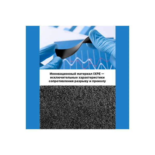 Лента клейкая двусторонняя сверхпрочная на вспененной основе для крепления зеркал Aviora 19 мм х 2 м (черная) (302-133)