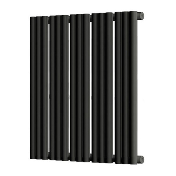 Радиатор стальной Empatiko боковое подключение, рябиновый красный (Takt S1-592-500 Coal Black)