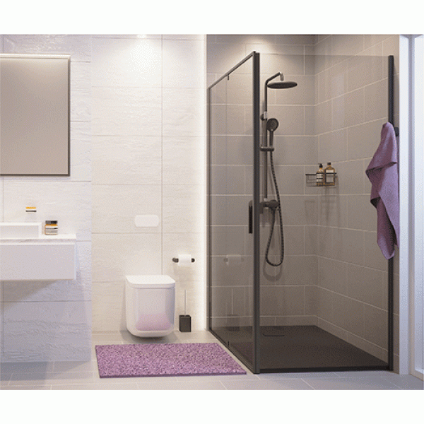 Душевой уголок Wasserkraft Elbe 90x90x200 стекло прозрачное (74P03)