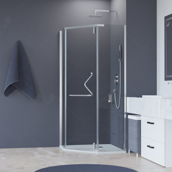 Душевой уголок RGW HO-081 90*90 стекло прозрачное, профиль хром 350608199-11