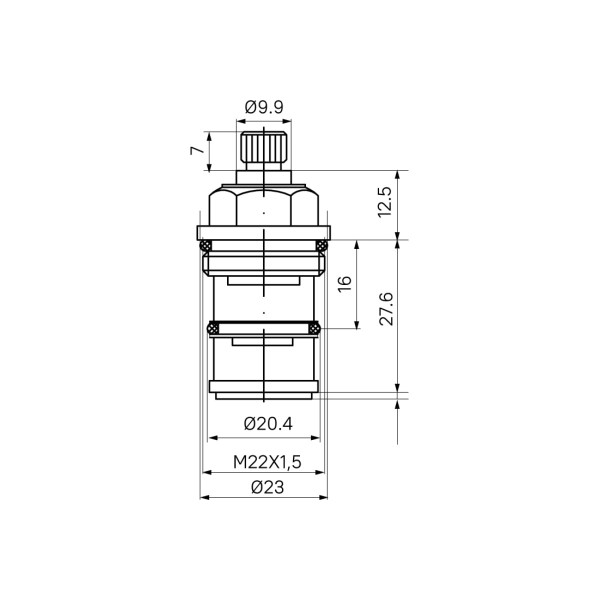 Дивертор для смесителя Iddis Optima Home хром (997BC148SM)