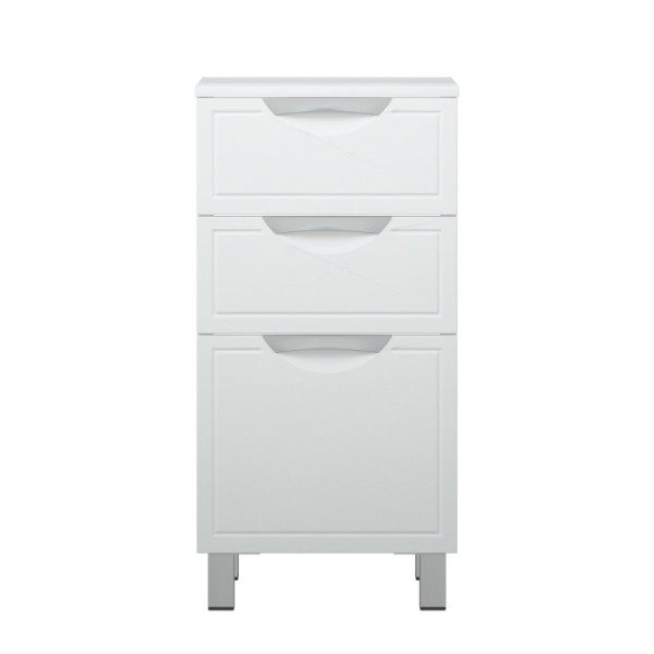 Комод Melodia Альфа 40 3 ящика белый (MFR80019WT)