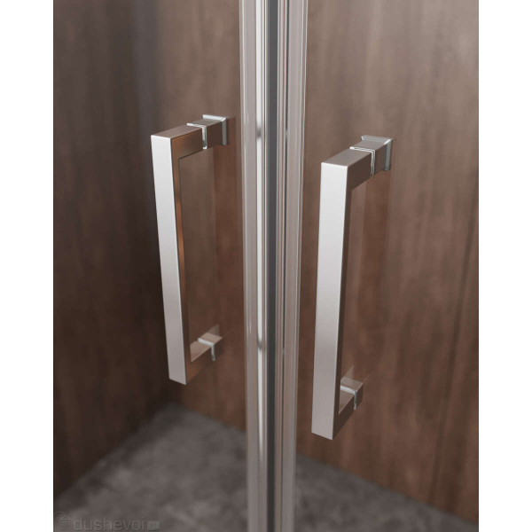 Душевой уголок Cezares Molveno 170x80x195 стекло прозрачное, профиль хром (MOLVENO-AH-2/2-170/80-C-Cr-IV)