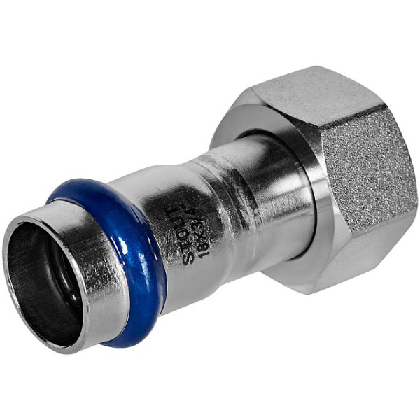 Переход 18х3/4"B с накидной гайкой Stout SSS-2026 ВПр-ВР (нерж.ст., пресс) SSS-2026-001834 Переход 18х3/4"B с накидной гайкой Stout SSS-2026 ВПр-ВР (нерж.ст., пресс) SSS-2026-001834
