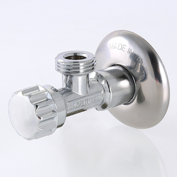 Кран угловой 1/2"Нх10 вентильный Valtec с чашкой (обжим) VT.281.GBC.0410 Кран угловой 1/2"Нх10 вентильный Valtec с чашкой (обжим) VT.281.GBC.0410