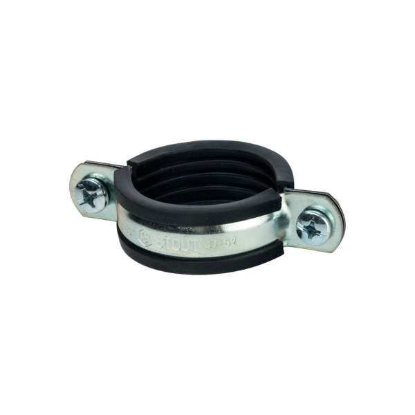 Хомут для труб с гайкой 1 1/2" Stout (47-52 мм) SAC-0020-000112 Хомут для труб с гайкой 1 1/2" Stout (47-52 мм) SAC-0020-000112