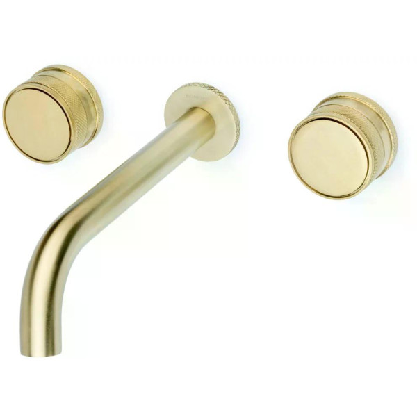 Смеситель для раковины на 3 отв.Boheme PRESTIGE MG (золото-матовый) (152-2-MG-PR)