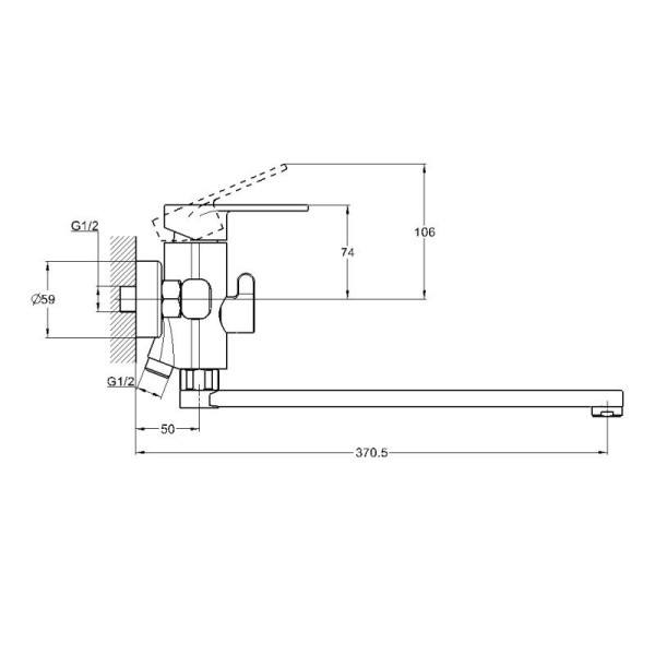 Смеситель для ванны и душа G.lauf хром (NOB7-A128) Смеситель для ванны и душа G.lauf хром (NOB7-A128)