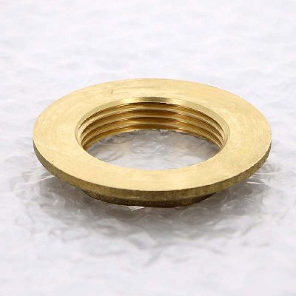 Контргайка 1 1/4" с ребордой Uni-Fitt (латунь) 605G5000