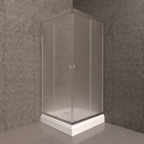 Душевое ограждение Triton Вента 90x90 стекло прозрачное, профиль хром (DK388)