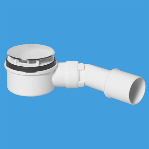 Сифон для душевого поддона McAlpine 85х40/50 мм хром (MRS7)