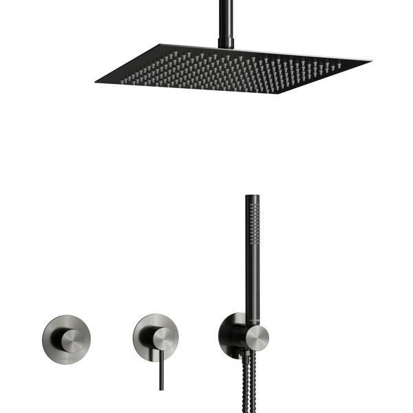 Душевая система WasserKRAFT Рейн (Rhein) графит (9951.99DVR2.068.118.444.010.137GR) Душевая система WasserKRAFT Рейн (Rhein) графит (9951.99DVR2.068.118.444.010.137GR)