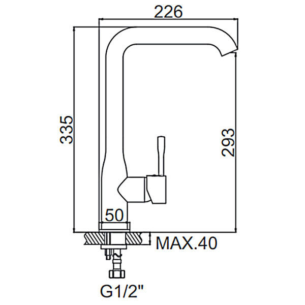 Смеситель для кухни Ledeme золотой (L4698Y) Смеситель для кухни Ledeme золотой (L4698Y)