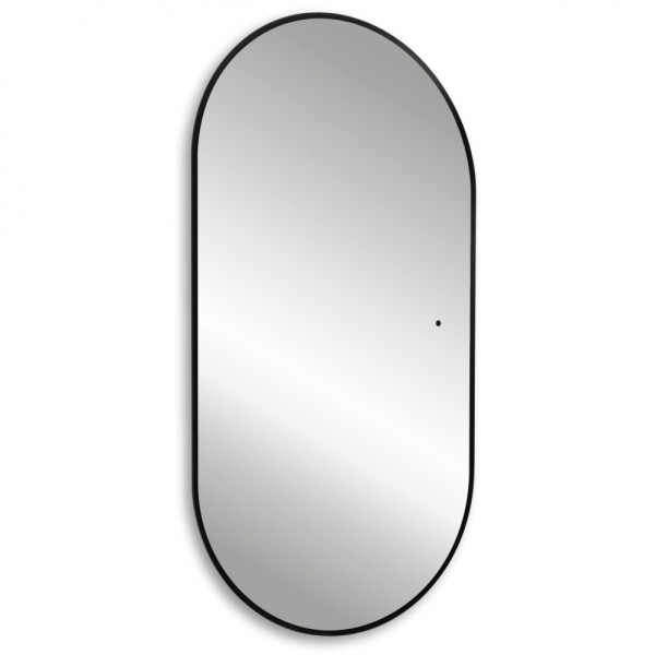 Зеркало Abber Kontur 105x50 с подсветкой, бесконтактный выключатель, диммер, черный (AG6302SCB) Зеркало Abber Kontur 105x50 с подсветкой, бесконтактный выключатель, диммер, черный (AG6302SCB)