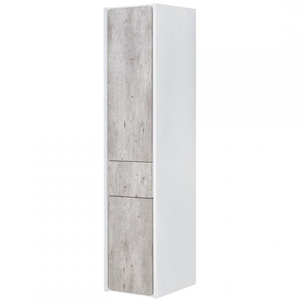 Пенал подвесной Roca Ronda 32x33,3x139 Бетон/белый матовый (ZRU9303005)