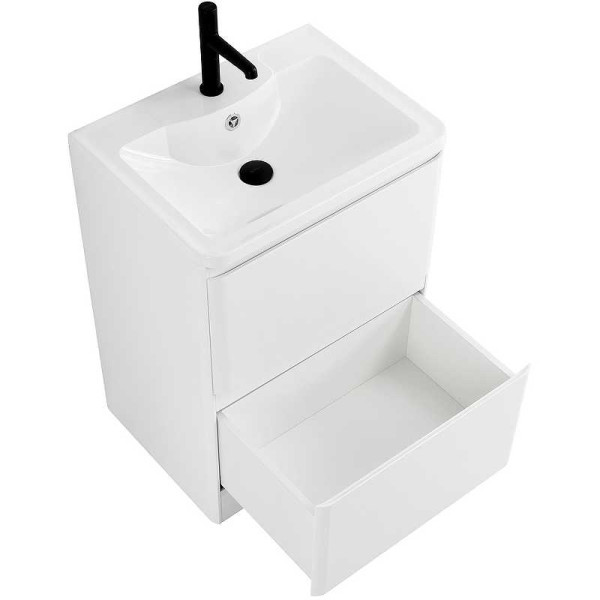 Тумба напольная BelBagno Albano 60 Bianco Lucido (ALBANO-600-2C-PIA-BL)