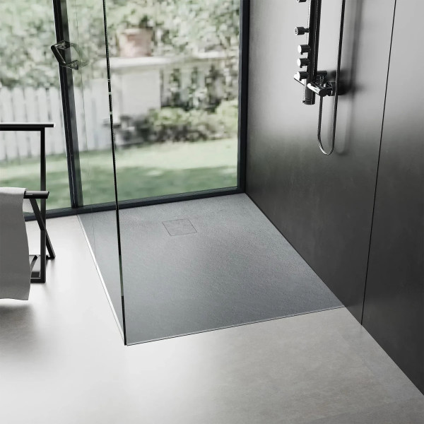 Душевой поддон REA Magnum grey 90x90 серый (REA-K4106)