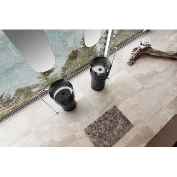 Раковина напольная ABBER Kristall 45x45 черная (AT2701Onyx-H) Раковина напольная ABBER Kristall 45x45 черная (AT2701Onyx-H)