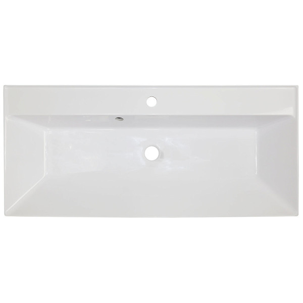 Тумба подвесная Azario с раковиной Velluto 100 с раковиной Слим 100 (CS00088604)