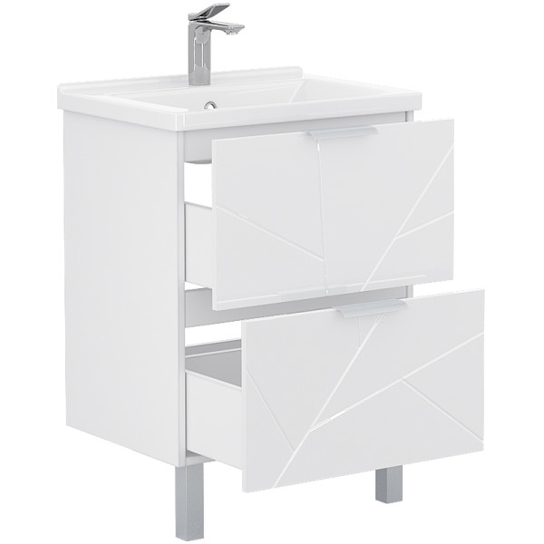 Тумба напольная Volna Twing 764x540 белая (tnTWG80.2Y-01)