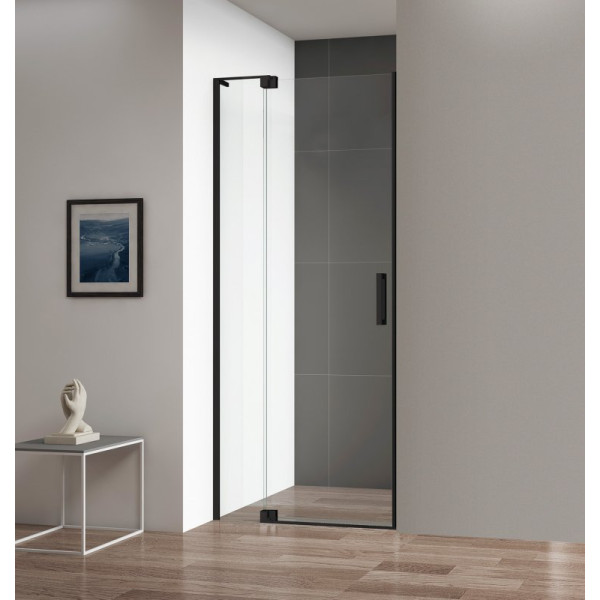 Душевая дверь Cezares Slider 70x195 стекло прозрачное, профиль черный (SLIDER-B-1-70/80-C-NERO)