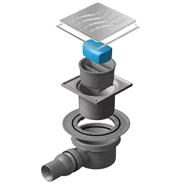 Трап горизонтальный Pestan Dry 1 100*100 мм. DN 50 с рамкой (13000067) Трап горизонтальный Pestan Dry 1 100*100 мм. DN 50 с рамкой (13000067)