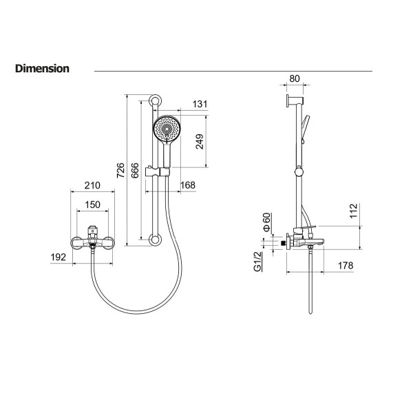 Смеситель для ванны Aquatek Лугано с душевым гарнитуром хром (AQ1748CR) Смеситель для ванны Aquatek Лугано с душевым гарнитуром хром (AQ1748CR)