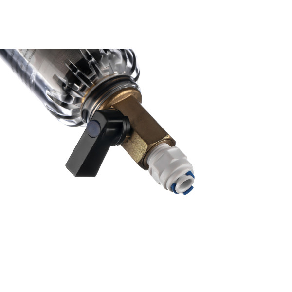 Фильтр самоочищающийся с защитой от гидроудара Гейзер-Бастион 7508205233 3/4" (прозрачный корпус, со сгонами) (32683) Фильтр самоочищающийся с защитой от гидроудара Гейзер-Бастион 7508205233 3/4" (прозрачный корпус, со сгонами) (32683)