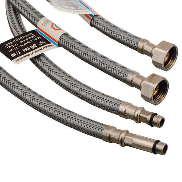 Подводка гибкая для смесителя 400 мм. 1/2"xМ10 ТР (пара) (EPDM/нейлон РА6/нержавеющая сталь) ТР-Сантехника (03.015-40) Подводка гибкая для смесителя 400 мм. 1/2"xМ10 ТР (пара) (EPDM/нейлон РА6/нержавеющая сталь) ТР-Сантехника (03.015-40)